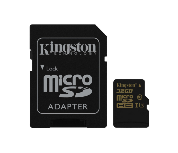 KINGSTON SDHC 32GB Class10 UHS-I Gold 90/45MB/s + adapter (SDCG/32GB) - 352867 - zdjęcie 2